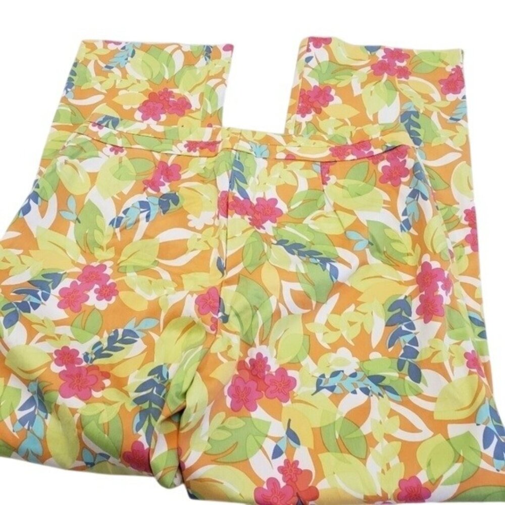 Sigrid Olsen Sport Womens Floral Pants Size 8 - Picture 5 of 7